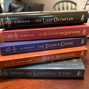 Percy Jackson and the Olympians, Completed Set of All Five Books in the Series